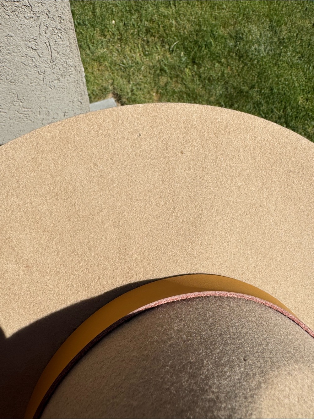 Gigi Pip Taupe/Tan Wide Brim Fedora - Picture 4 of 4